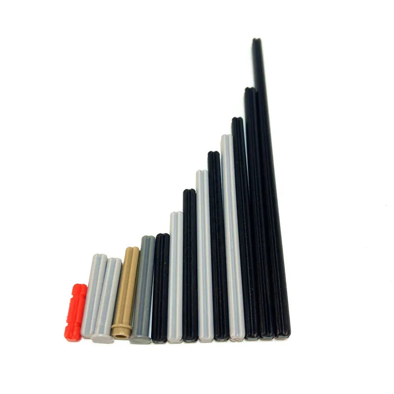 120PCS MOC Technology Blocks Cross Axle Sticks Rod High-Tech Bricks Accessories Compatible with 32062 4519 24316 6587 87083 3706
