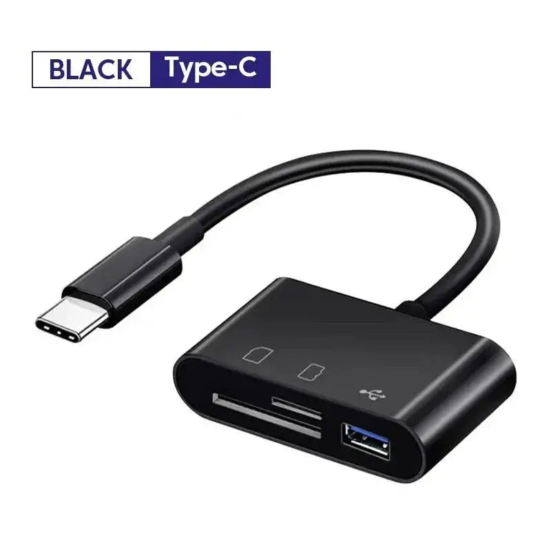 Fro 3 In 1 Typ-C Adapter TF SD Memory Card Reader OTG USB C USB2.0 Card Connector For Samsung Xiaomi Macbook USB Type C Adapter