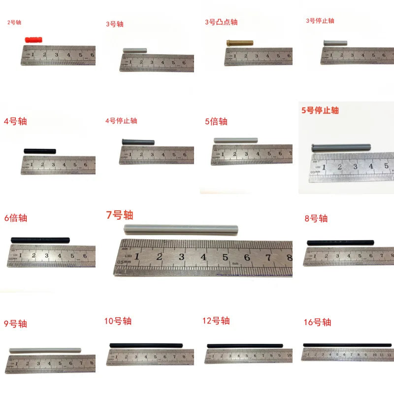 120PCS MOC Technology Blocks Cross Axle Sticks Rod High-Tech Bricks Accessories Compatible with 32062 4519 24316 6587 87083 3706