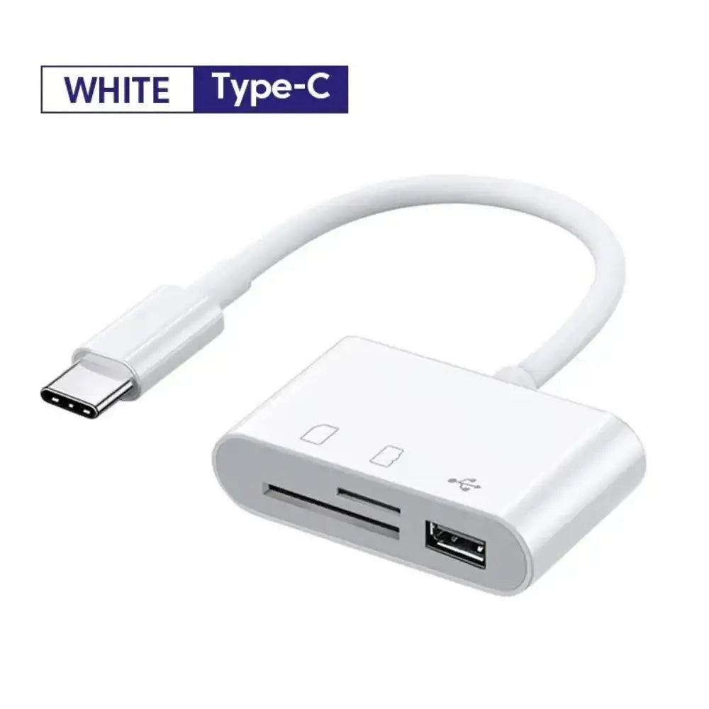Fro 3 In 1 Typ-C Adapter TF SD Memory Card Reader OTG USB C USB2.0 Card Connector For Samsung Xiaomi Macbook USB Type C Adapter