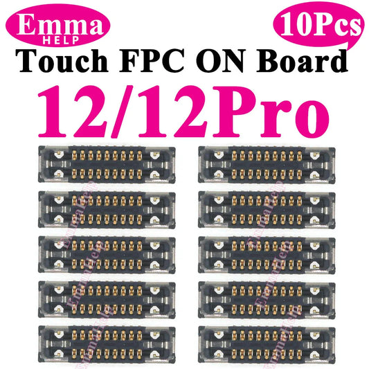 10Pcs LCD Display Touch FPC Connector For iPhone 16ProMax 12Pro 13Pro 14Pro 11 12 13 15 Pro Max 16 14 Plus XS XR X Touch Screen