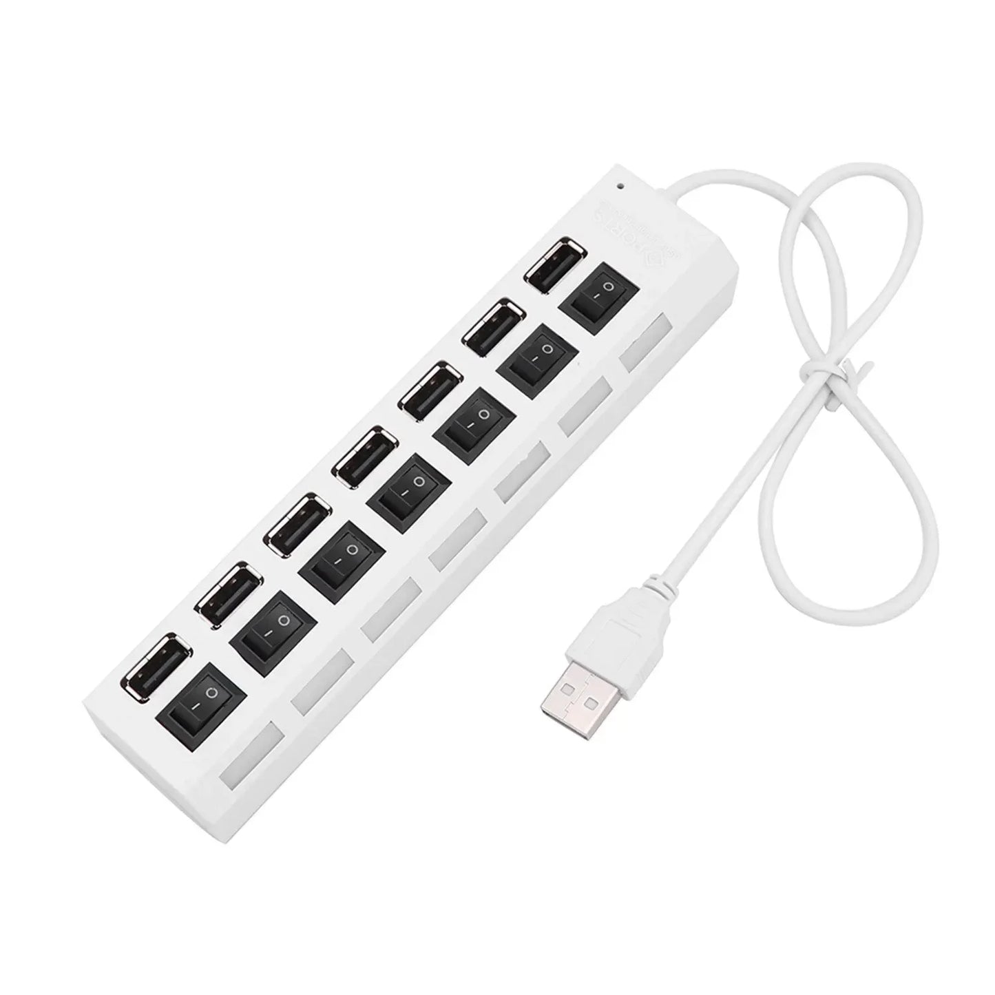Hub USB Adaptateur USB Multi Ports UtiliserUSB 2.0 PC Ordinateur Accessoires Commutateur USB pour Ordinateur Portable