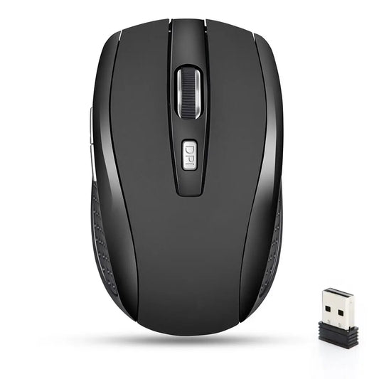 Wireless Mouse 2.4G Portable Mobile Optical Office Mouse Adjustable DPI Levels for Notebook PC Laptop MacBook